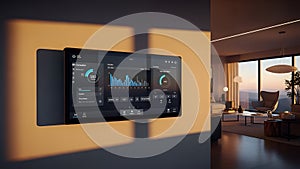 Smart Home Control Panel Automation, Energy Efficiency, IoT