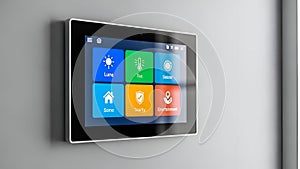 Smart Home Control Panel Automation Interface, Touchscreen