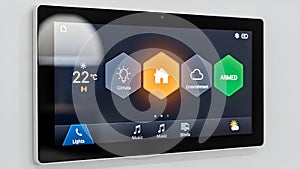 Smart Home Control Panel Automation, Security, Climate