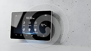 Smart Home Control Panel Automation System Interface
