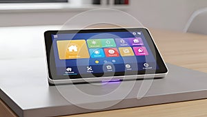 Smart Home Control Panel Automation System Interface