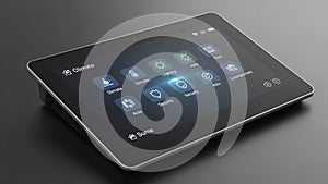 Smart Home Control Panel Automation System Interface