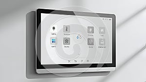 Smart Home Control Panel Automation System Interface
