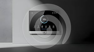 Smart Home Control Panel Automation System Interface