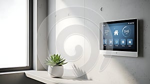 Smart Home Control Panel, Automation System, Interior Design