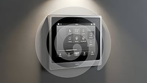Smart Home Control Panel Climate, Security, Lighting Automation
