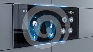 Smart home control panel interface