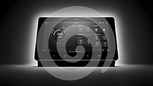 Smart Home Control Panel, Tablet Interface, Automation System