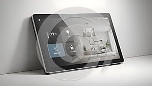 Smart Home Control Tablet Automation, Security, and Temperature