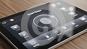 Smart Home Control Tablet Security System, Automation, IOT