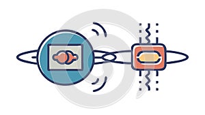 Smart Home Device Integration Icon for Automation, vector design Generative AI
