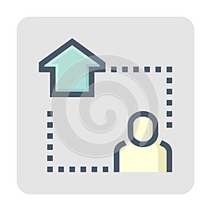 Smart home and internet of thing iot vector icon design, 48X48 pixel perfect and editable stroke