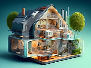 Smart Home Revolution: Experience the Future of Living with Our Technology of House Picture