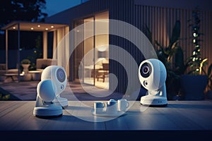 Smart home security systems with cameras and senso