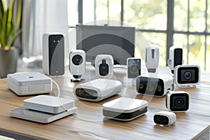 Smart home security systems employ digital cameras and studio setups to safeguard, validate, and secure educational video communic