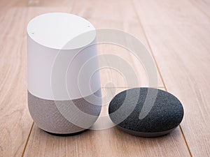 Smart home speaker devices with built in bluetooth and home assistant photo