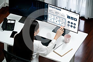 Smart home technology, centric remote control system digital dashboard brisk