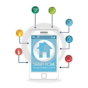 Smart home technology icon