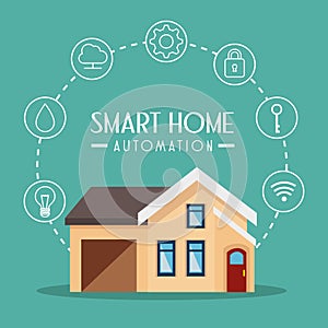 Smart home technology icon