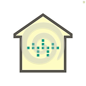 Smart home and voice control icon