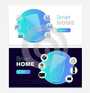Smart Home Web Banners