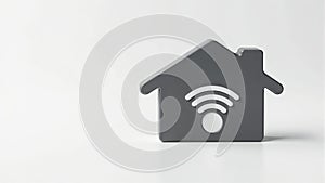 Smart Home Wireless Connection Symbol
