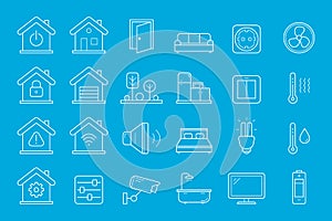 Smart House Icons set 01-01