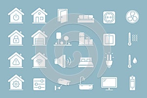 Smart House Icons set 01-04