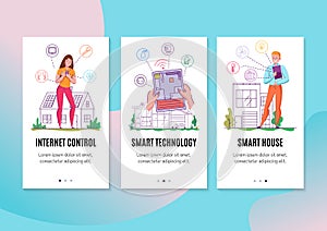 Smart House Vertical Banners
