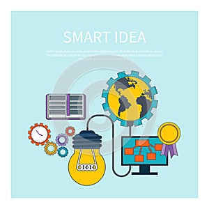 Smart idea concept