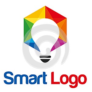 Smart lamp logo