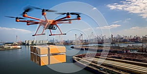 The Smart Logistics Ecosystem by drone
