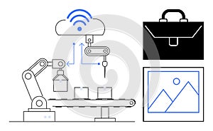 Smart Manufacturing with Robotic Automation and Cloud Computing Technology