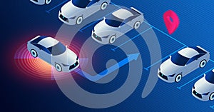 Smart Parking Technologies - Conceptual Illustration