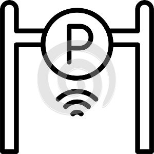 Smart Parking Vector Icon
