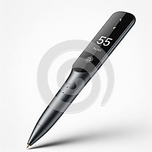 Smart pen with a flat design and digital writing capabilities, photo