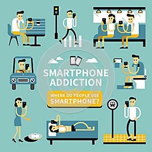 Smart phone addiction