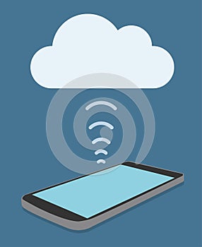 Smart phone with cloud computing