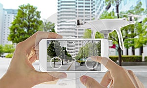 Smart phone control drone with app