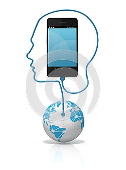 Smart Phone Global Connection