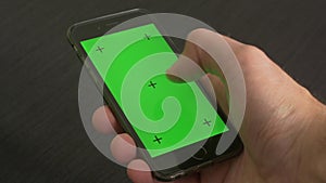 Smart Phone green screen
