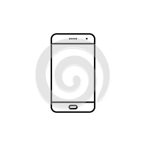 Smart Phone icon, vector isotated flat design illustration