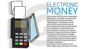 Smart phone pay merchant credit card