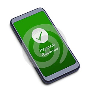 Smart Phone Payment Received