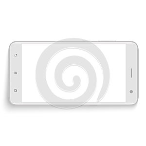 Smart phone. Realistic mobile phone smart phone with blank screen isolated on background. illustration for printing and web eleme