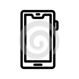 smart phone vector illustration isolated sign symbol icon suitable for display, website, logo and designer. High quality black