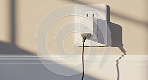 Smart Plug in Wall Outlet for Home Automation Energy Efficiency IoT Device Power Control