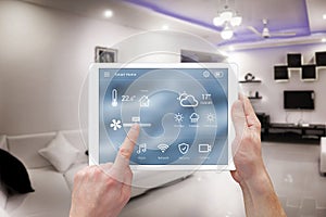 Smart remote home control system app
