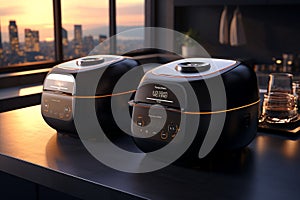 Smart rice cookers with customizable cooking progr