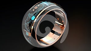 Smart ring with technologies inside, an inteligent ring concept